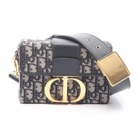 Christian Dior Dior 30 MONTAIGNE Oblique Shoulder Bag, Canvas and Leather, Wo... - Picture 1 of 6